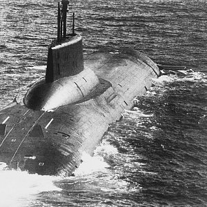 První na Západě publikovaný snímek ponorky projektu 941